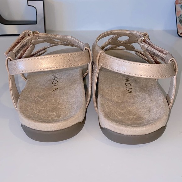 NIB Vionic Rest Jodie rose gold adjustable sandals - Picture 6 of 12